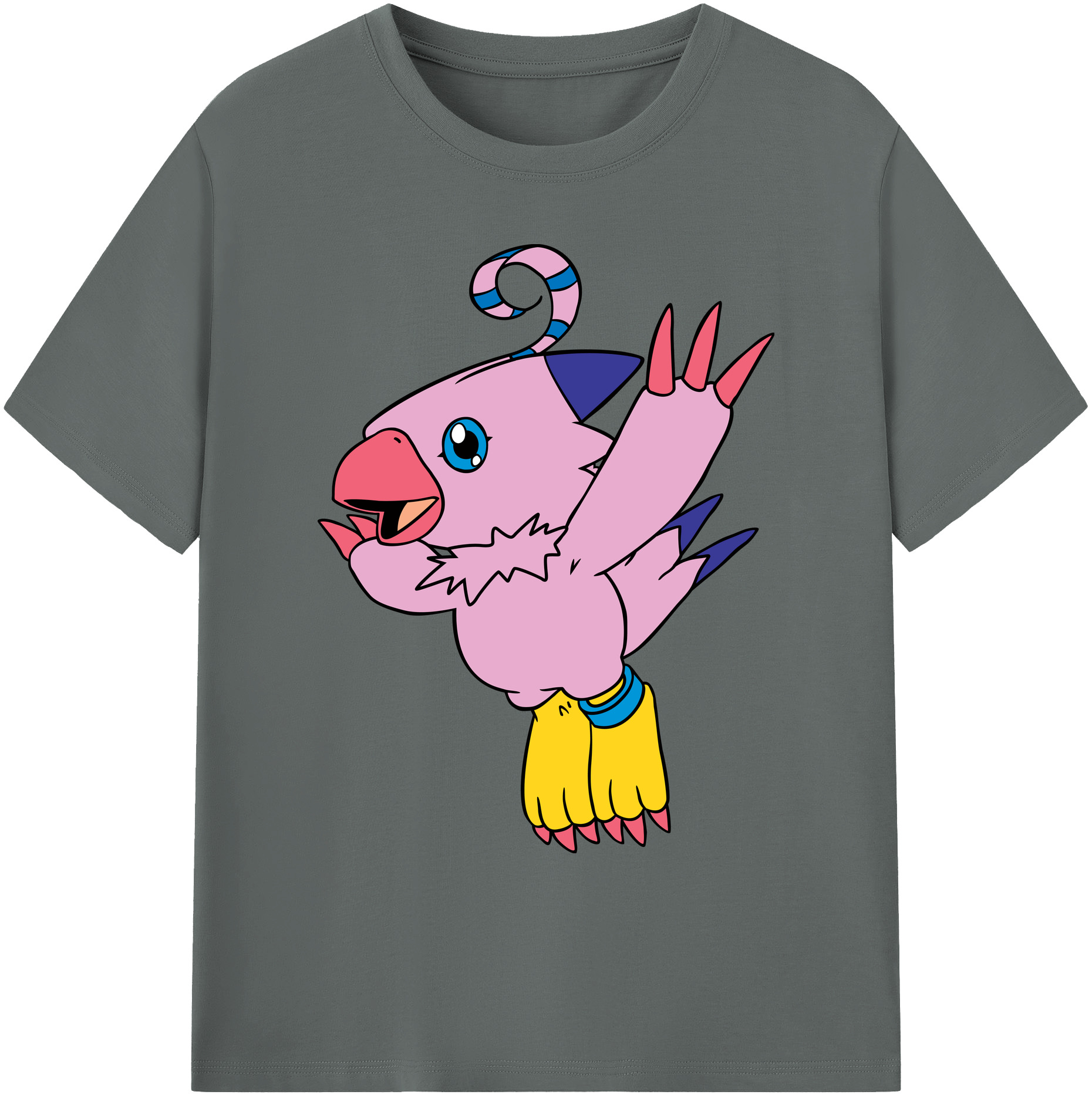 （画像用） Digimon デジタルモンスター/デジモン 綿100％ メンズ半袖Tシャツ｜肌触りやわらか＆通気性